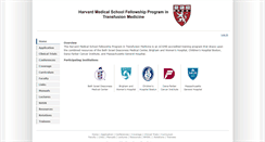 Desktop Screenshot of harvardtransfusion.org